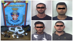 Guagnano, i Carabinieri arrestano una 'baby gang' per spaccio e detenzione di armi